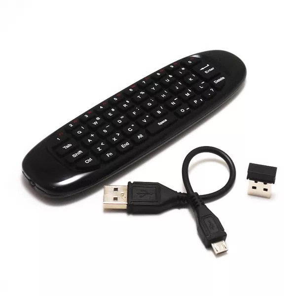 Mini Controle Remoto com Teclado TV, PC, game - TV Controler