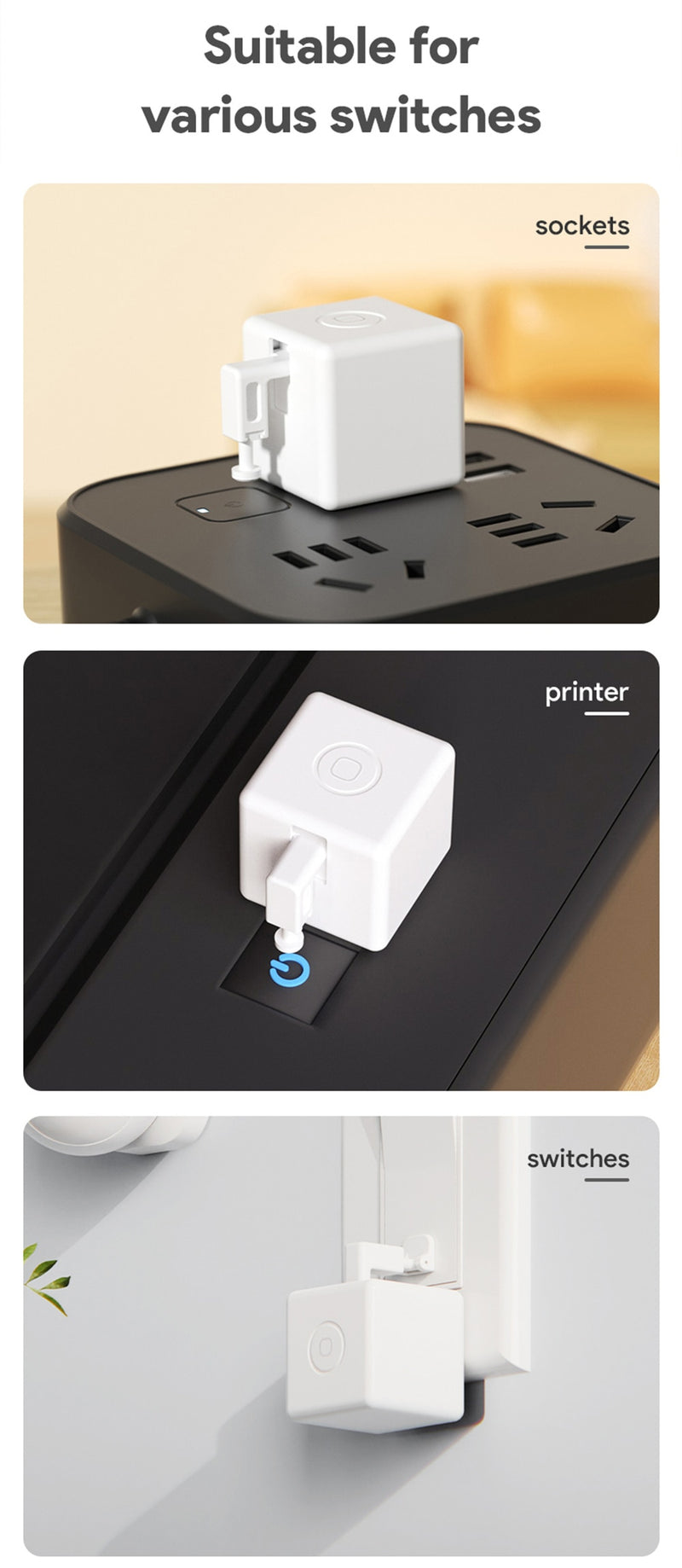 Robo Smart aperta Botão Tuya - Fingerbot Plus