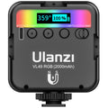 Painel de Iluminação LED Softbox VL49 RGB 2000mAh Ulanzi- Luzes Arco-Íris - bresolinstone