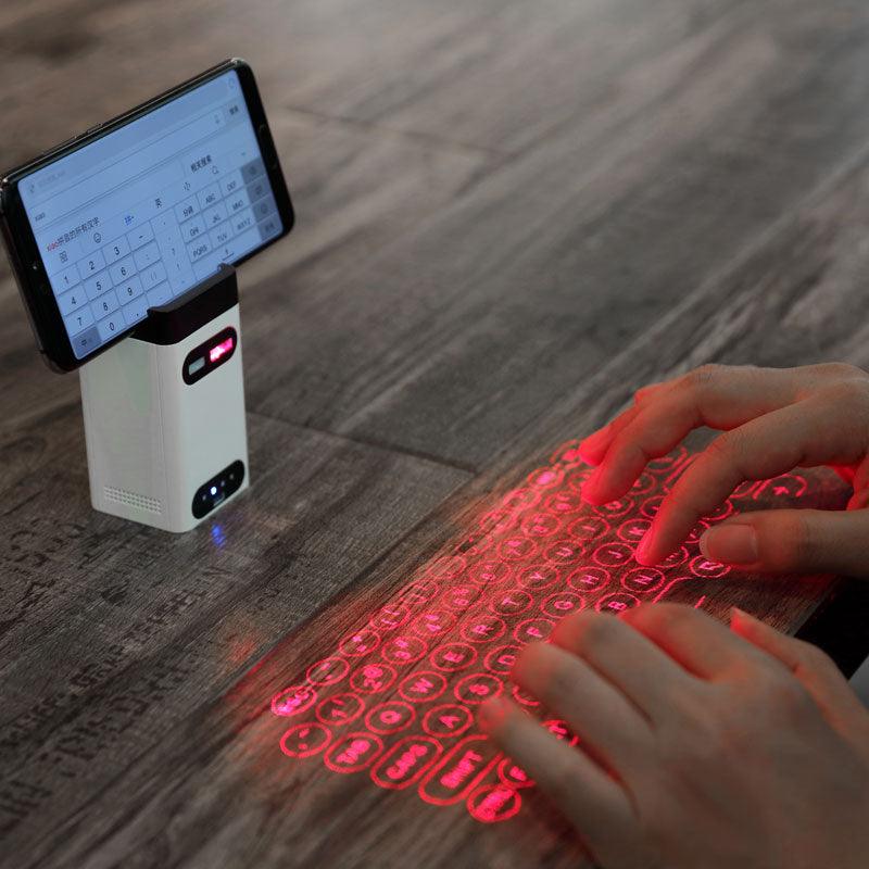 Projetor de Teclado Laser Virtual Bluetooth Wireless - bresolinstone